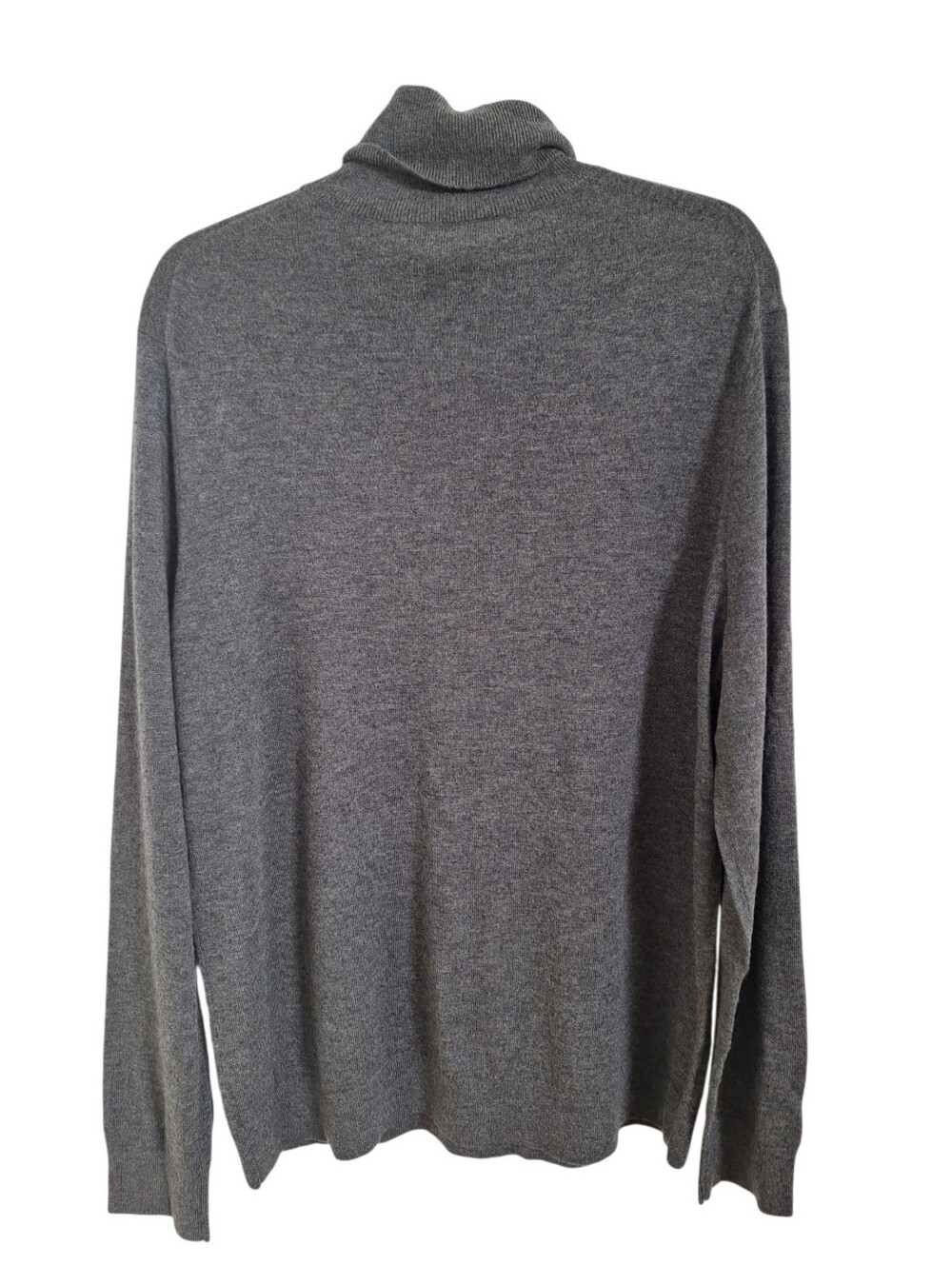 Theory Men's Merino Wool Charcoal Gray Turtleneck Sweater Size XL - Picture 5 of 10